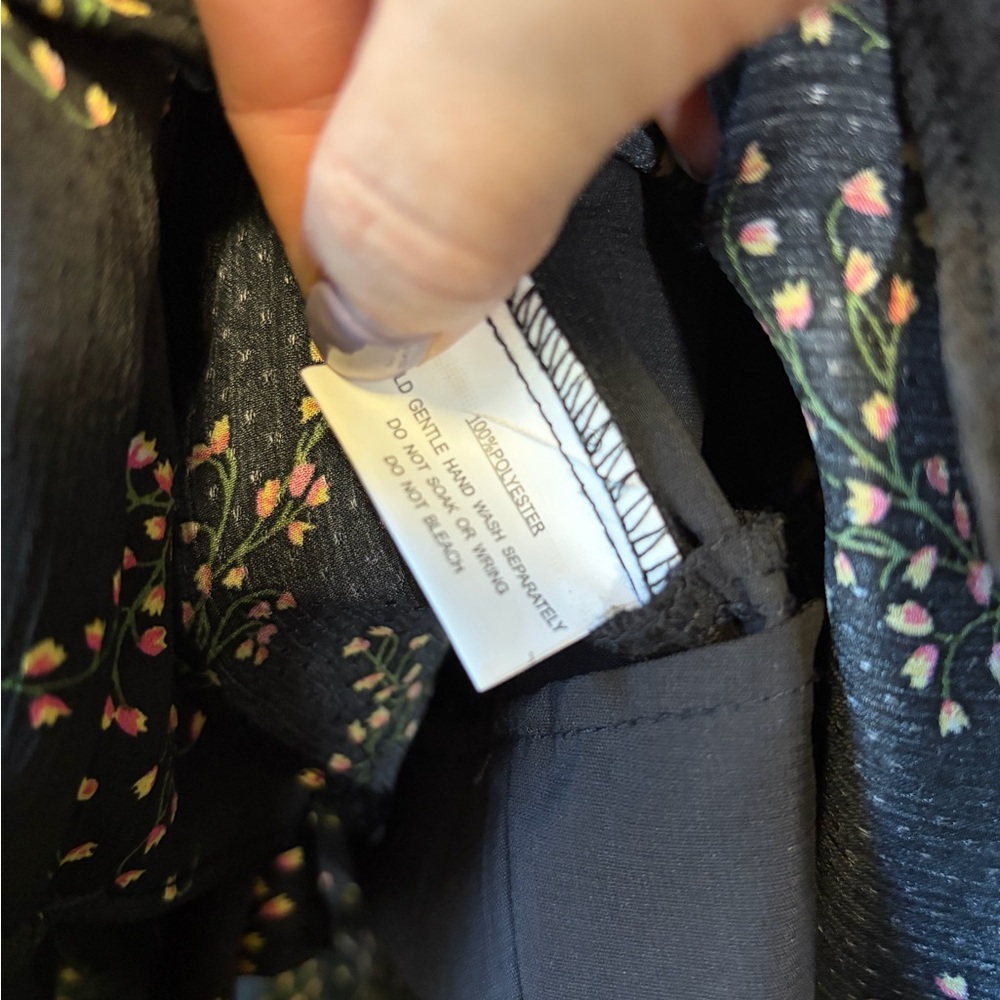 NWT Hello Molly Ruffle Bust Tie Floral Sprint Print Mini Dress US 6 Retail $90 - Picture 7 of 9